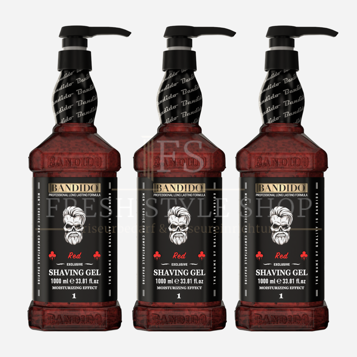 SPARSET Bandido Shaving Gel Rasiergel 1000ml ( Stückzahl und Sorten Auswählbar )