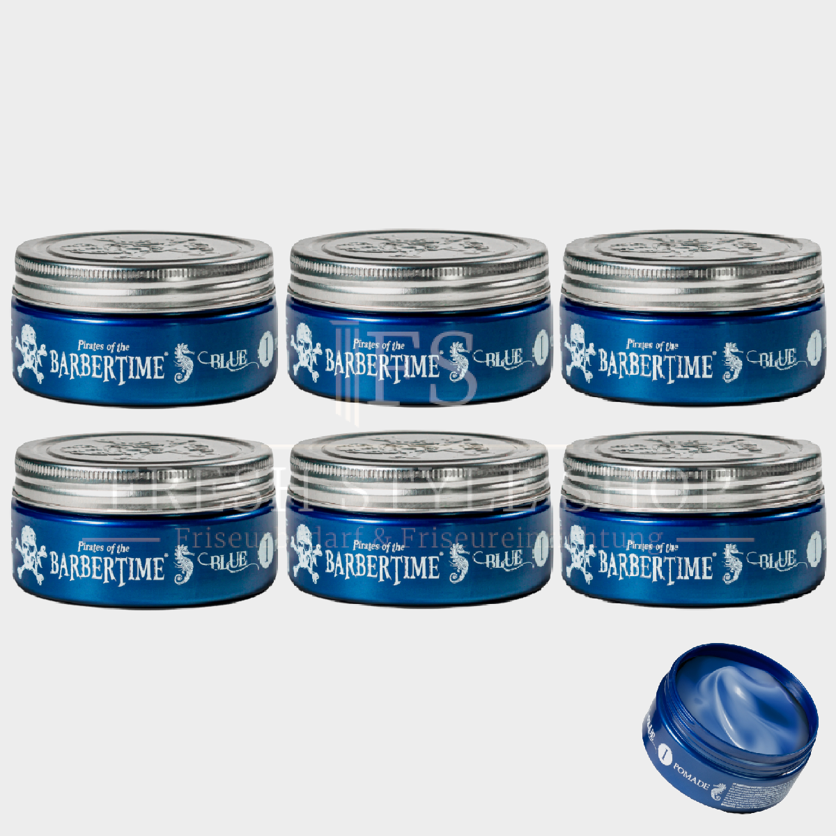 6er Pack Blue Pomade