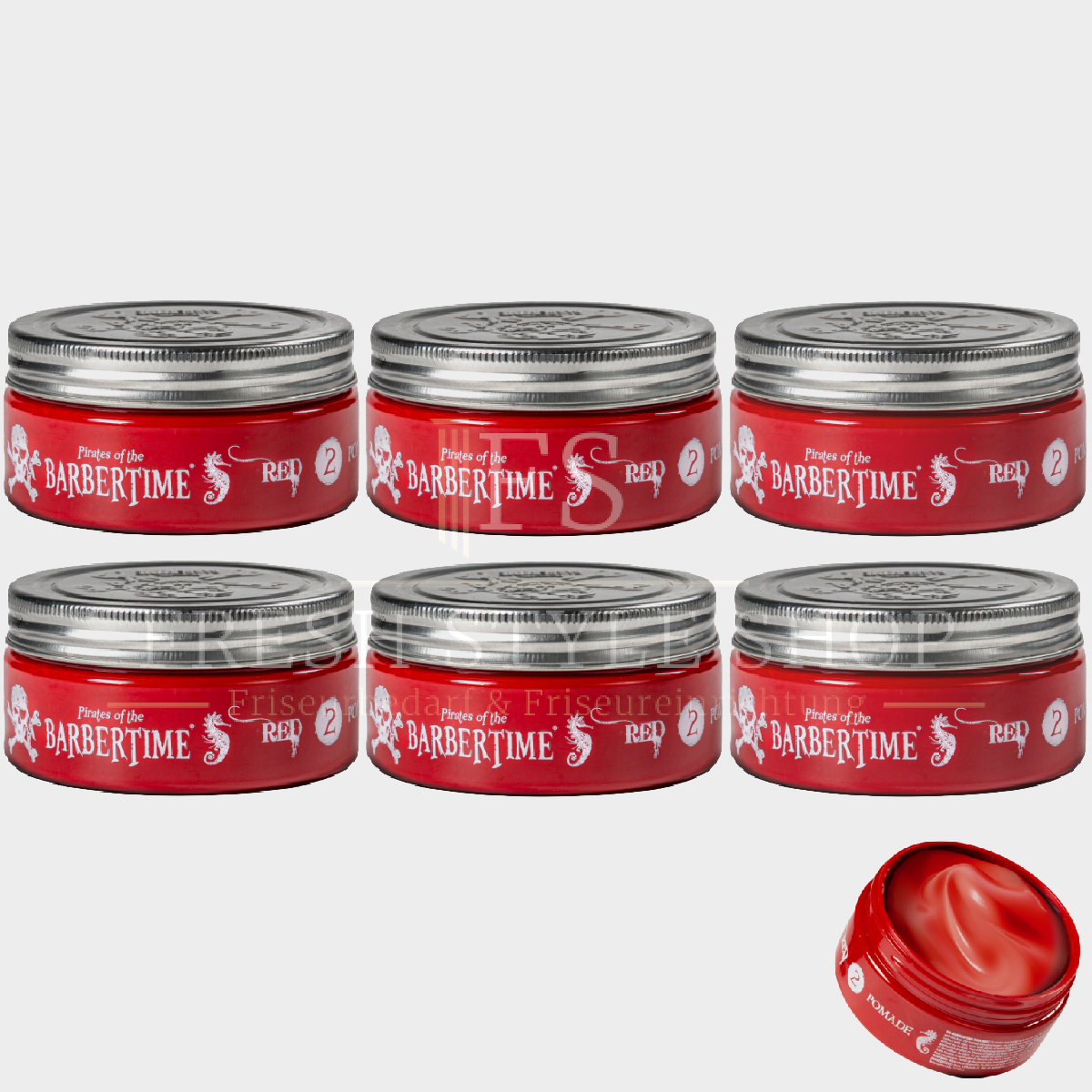 6er Pack Red Pomade