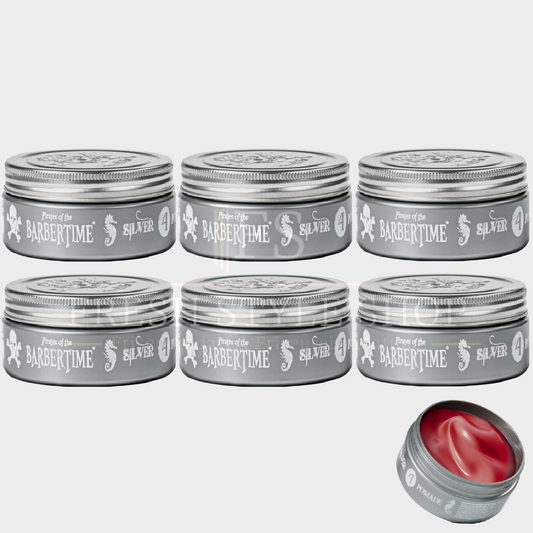 6er Pack Silver Pomade