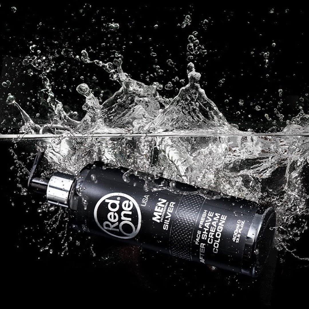 RedOne Aftershave Cream Cologne 400ml Silver 1