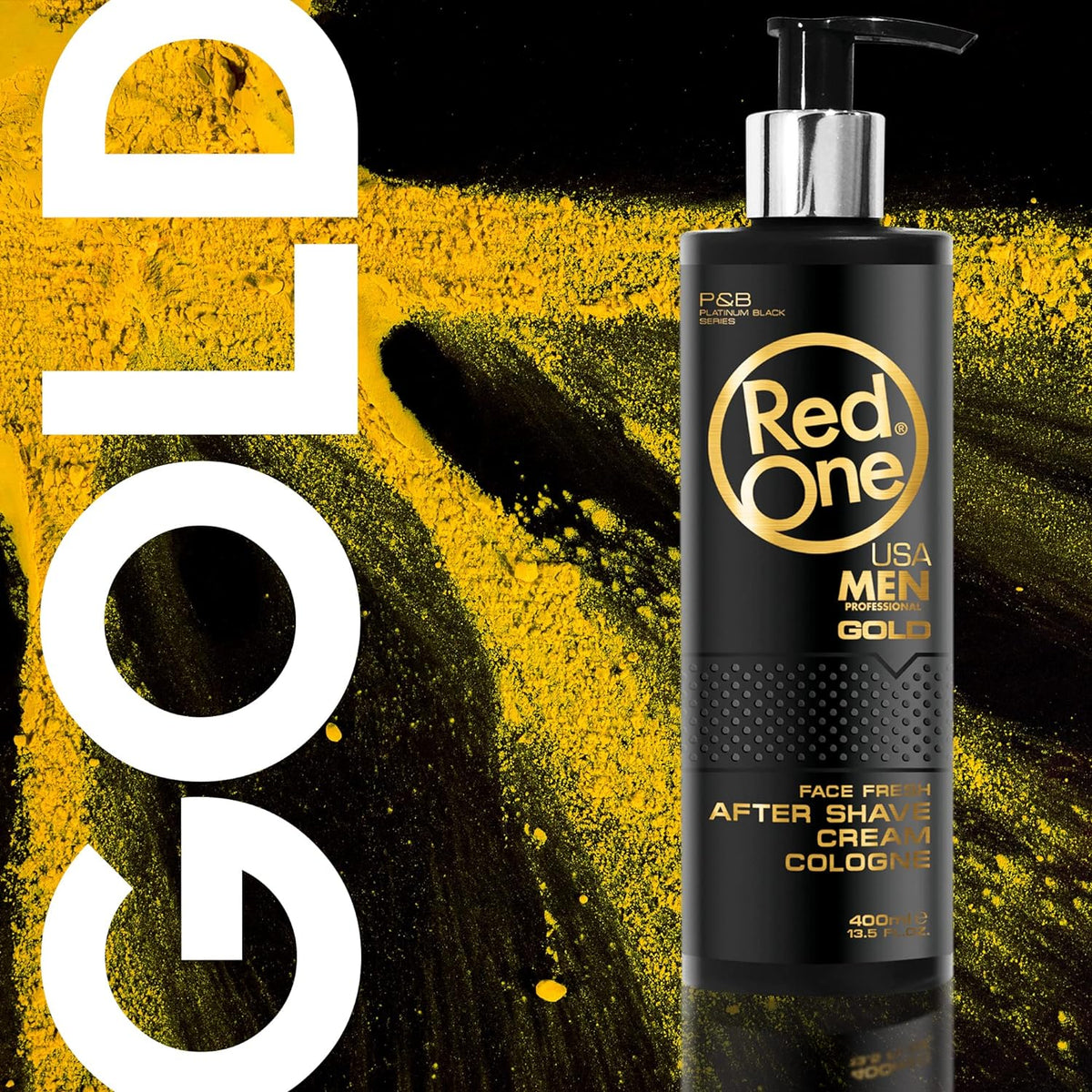 RedOne Aftershave Cream Cologne 400ml Gold 1