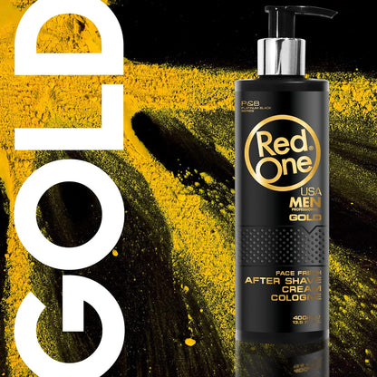RedOne Aftershave Cream Cologne 400ml Gold 1
