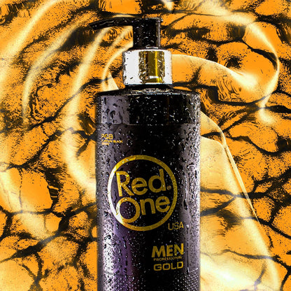 RedOne Aftershave Cream Cologne 400ml Gold 3