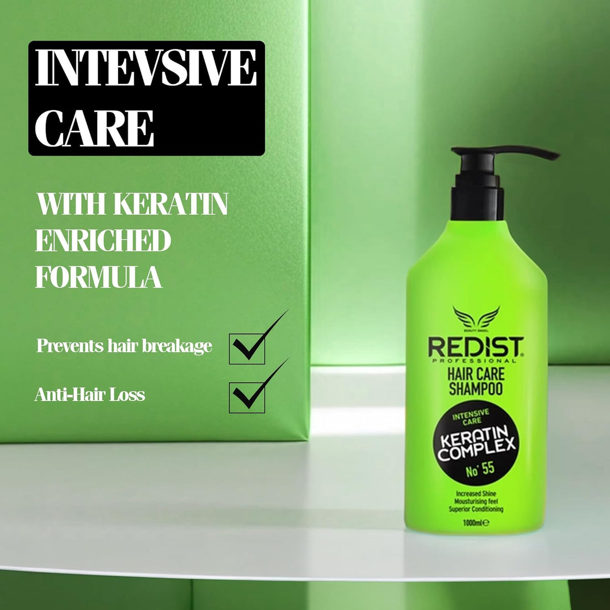 Redist Shampoo 1000ml Keratin 2
