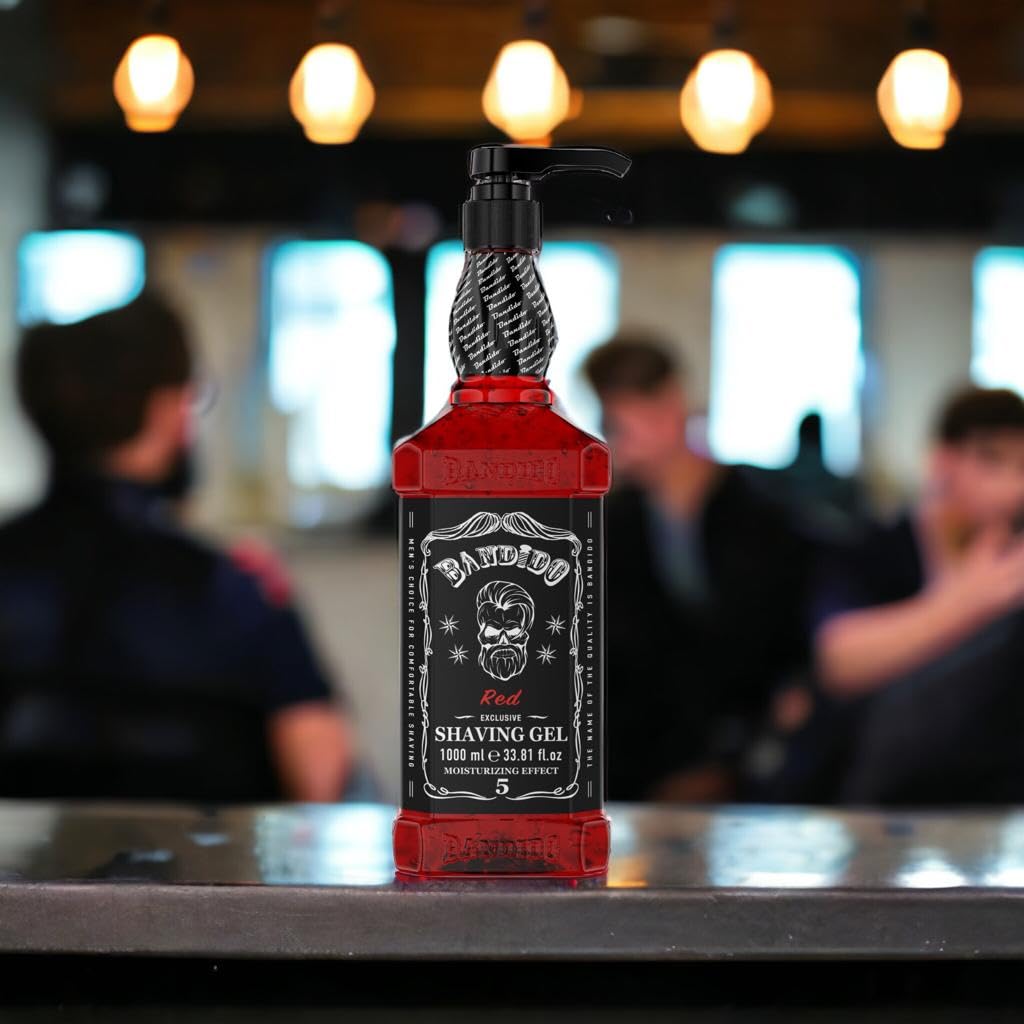 Bandido Shaving Gel 1000ml Red 4