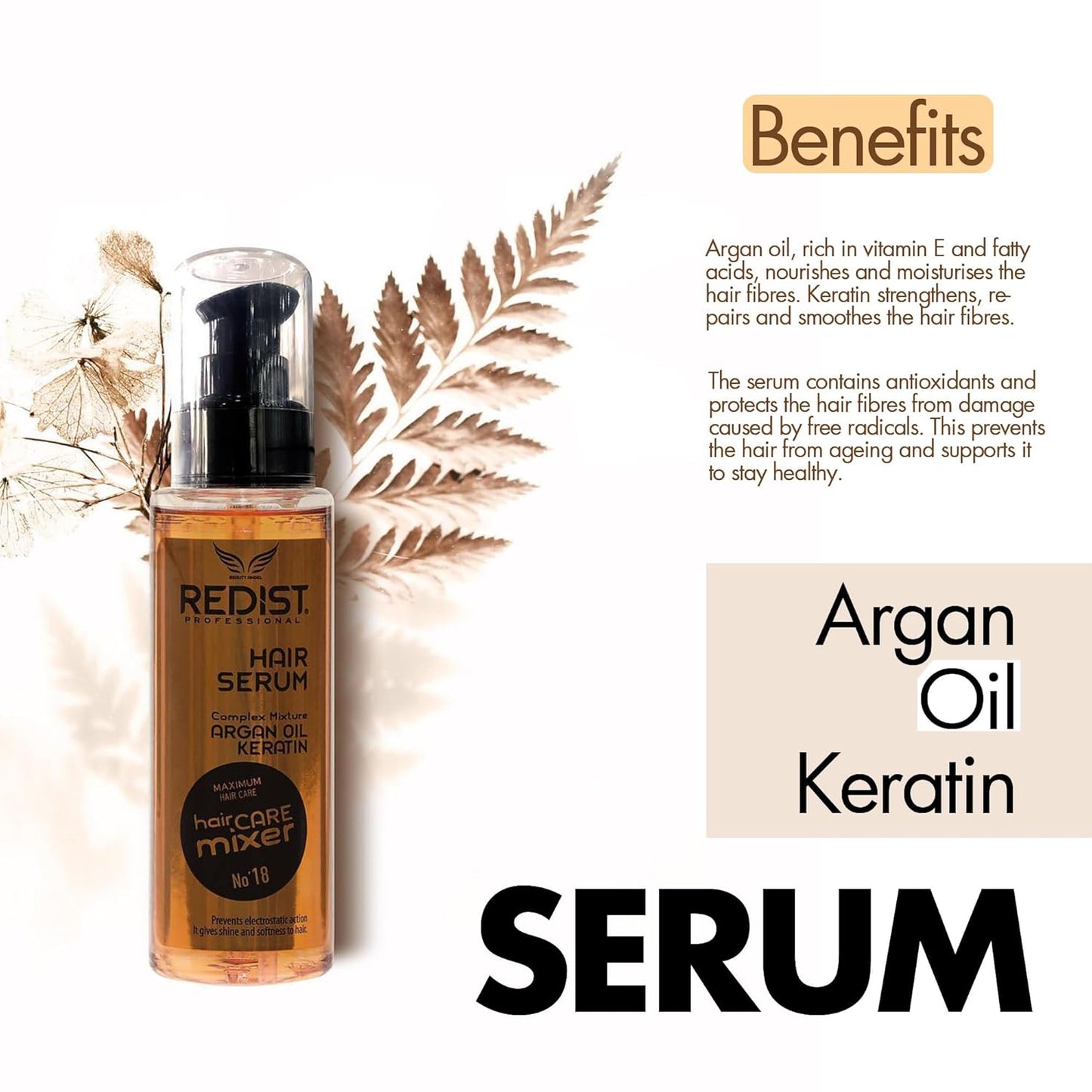 Redist Keratin & Argan Serum 125ml 1