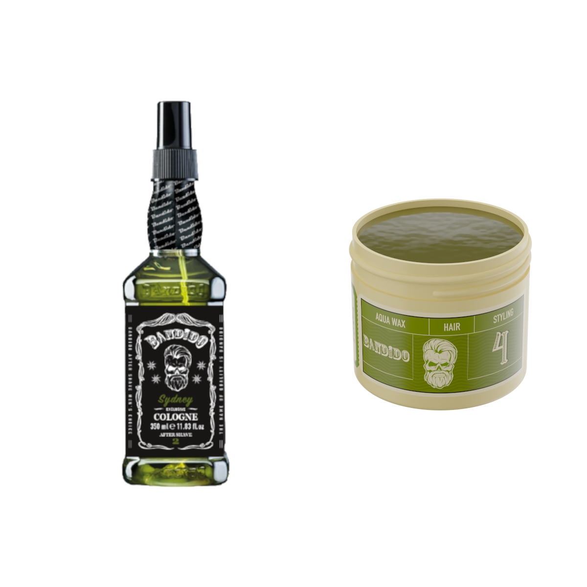 SPARSET Bandido - After Shave Cologne 350ml + Haar Wax 125ml - Sorten Auswählbar
