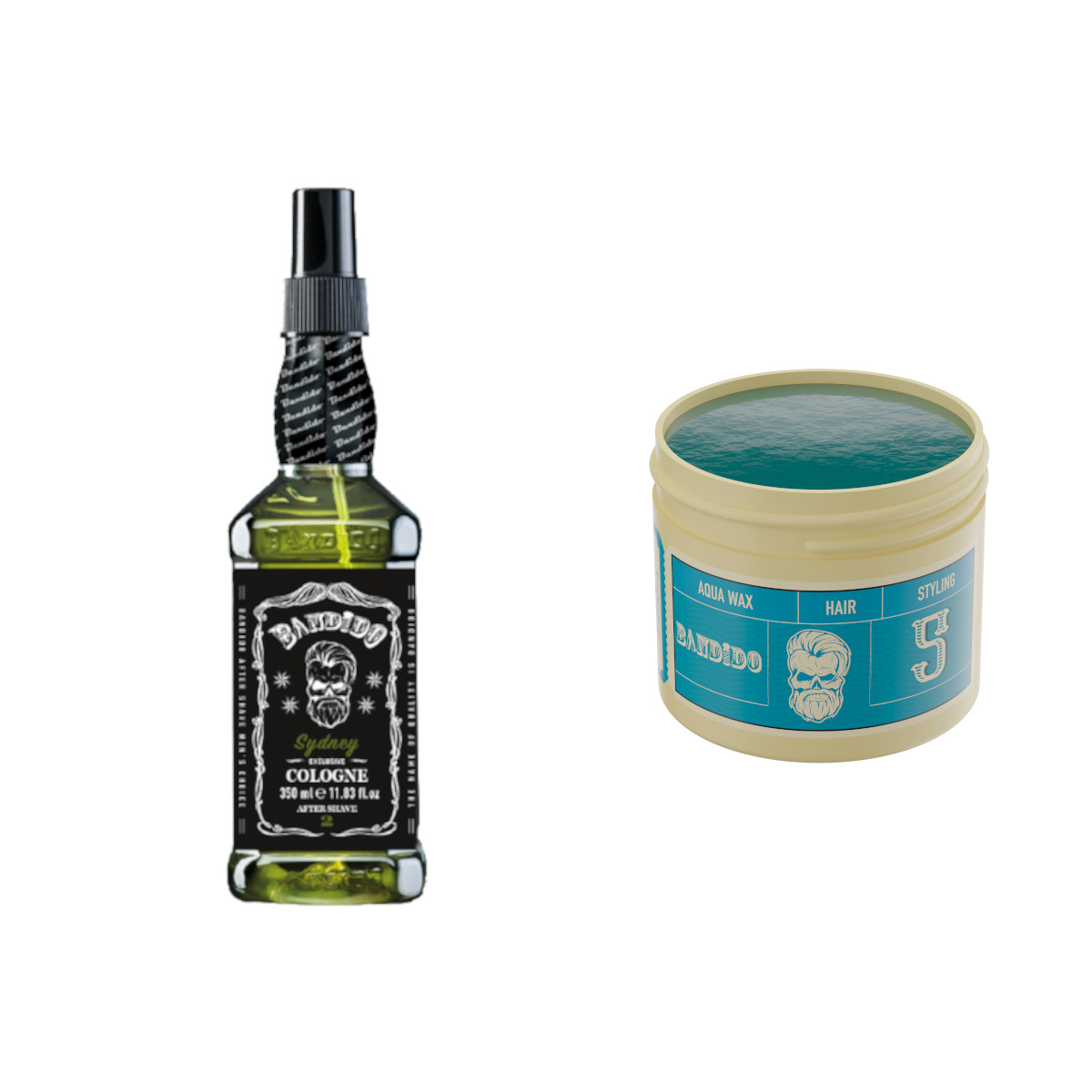 SPARSET Bandido - After Shave Cologne 350ml + Haar Wax 125ml - Sorten Auswählbar