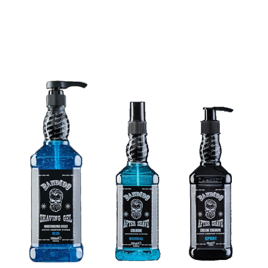 SPARSET Bandido - Shaving Gel 1000ml - Aftershave Cologne 350ml + Cream Cologne 350ml - Sorten Auswählbar