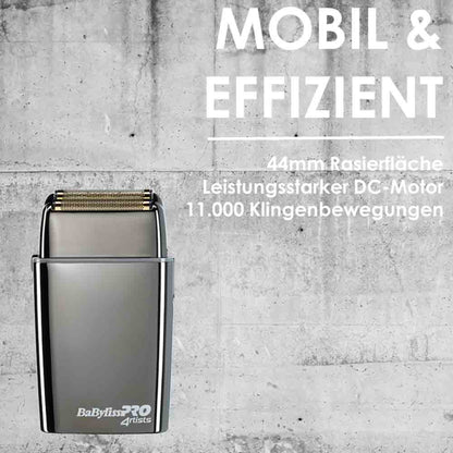 Babyliss Pro 4Artists Doppelfolienrasierer FoilFX02 Gunsteel 2