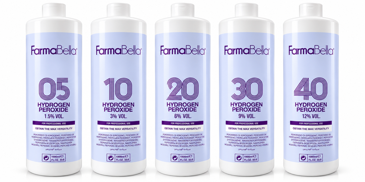FarmaBella Oxidant Hydrogen Peroxide 1000ml – 1,5 % | 3 % | 6 % | 9 % | 12 %