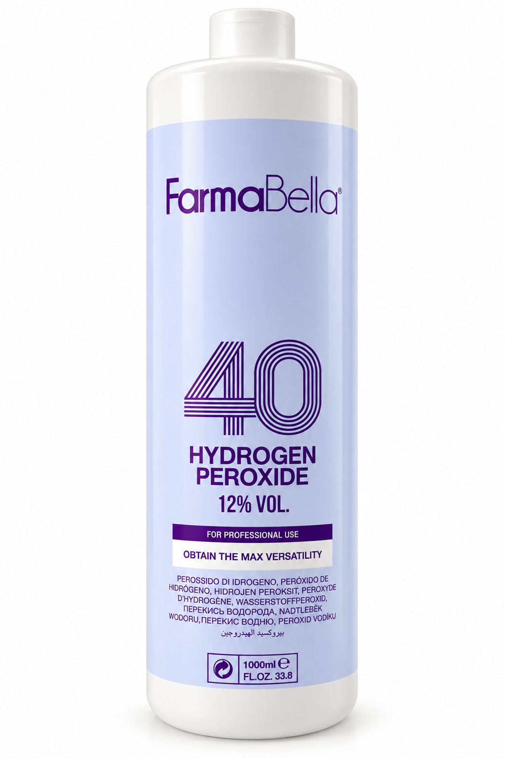 FarmaBella Oxidant Hydrogen Peroxide 1000ml – 1,5 % | 3 % | 6 % | 9 % | 12 %