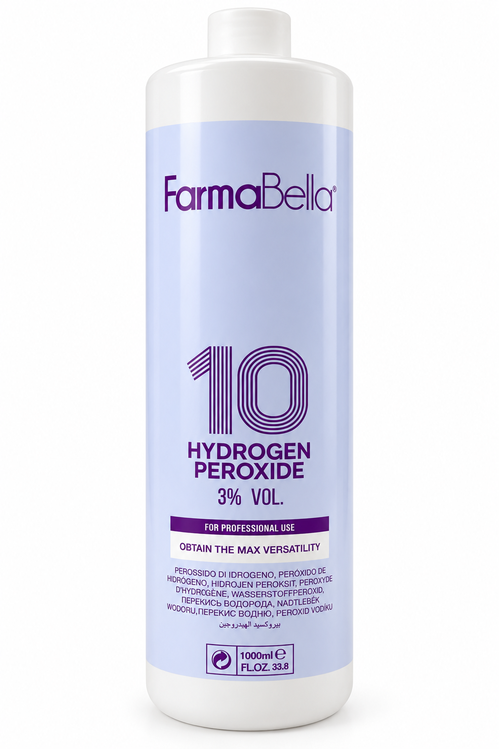 FarmaBella Oxidant Hydrogen Peroxide 1000ml – 1,5 % | 3 % | 6 % | 9 % | 12 %