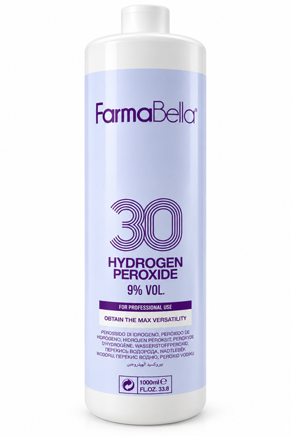 FarmaBella Oxidant Hydrogen Peroxide 1000ml – 1,5 % | 3 % | 6 % | 9 % | 12 %