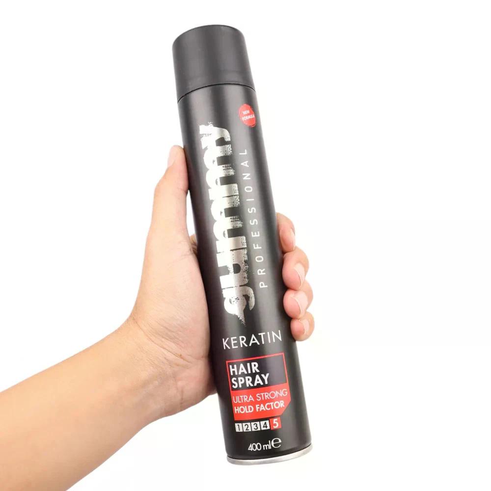 FONEX Gummy Professional Haarspray 400 ml – Ultra starker Halt & schnelltrocknend