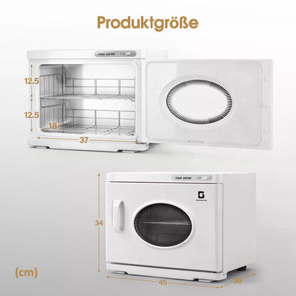 BP 24L Handtuchwärmer Handtuchheizschrank 40–48 Handtücher Handtuchheizkörper Elektrisch Heißhandtuchwärmer 360° Heizfunktion für Spa Friseursalon & Kosmetikstudio HW224