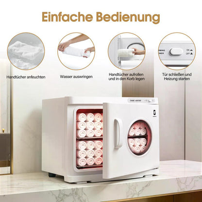 BP 24L Handtuchwärmer Handtuchheizschrank 40–48 Handtücher Handtuchheizkörper Elektrisch Heißhandtuchwärmer 360° Heizfunktion für Spa Friseursalon & Kosmetikstudio HW224