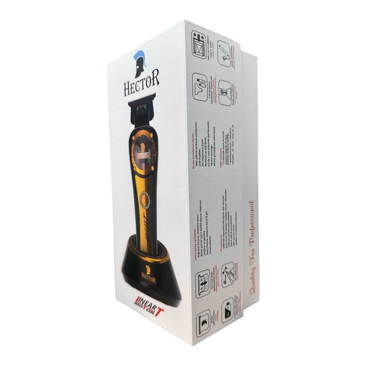 HECTOR Lineart Professional Trimmer – Linear Motor 11.000 RPM