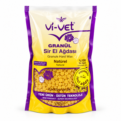 Vi-Vet Granül Heißwachsperlen Enthaarungswax 1000g ( Sorten Auswählbar )