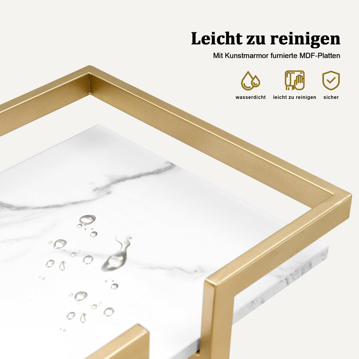 BP Arbeitswagen Friseurwagen Werkzeugwagen Salon Trolley 0033 Schwarz